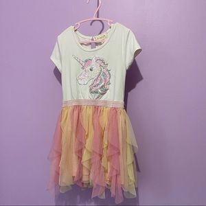 Super cute size 6 girls unicorn dress